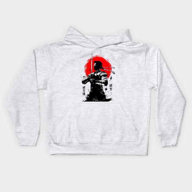 The Samurai II (I) Kids Hoodie by NoMans